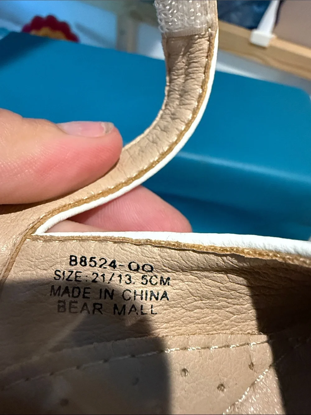 Baby Mary Jane Shoes in White with Scallop Trim